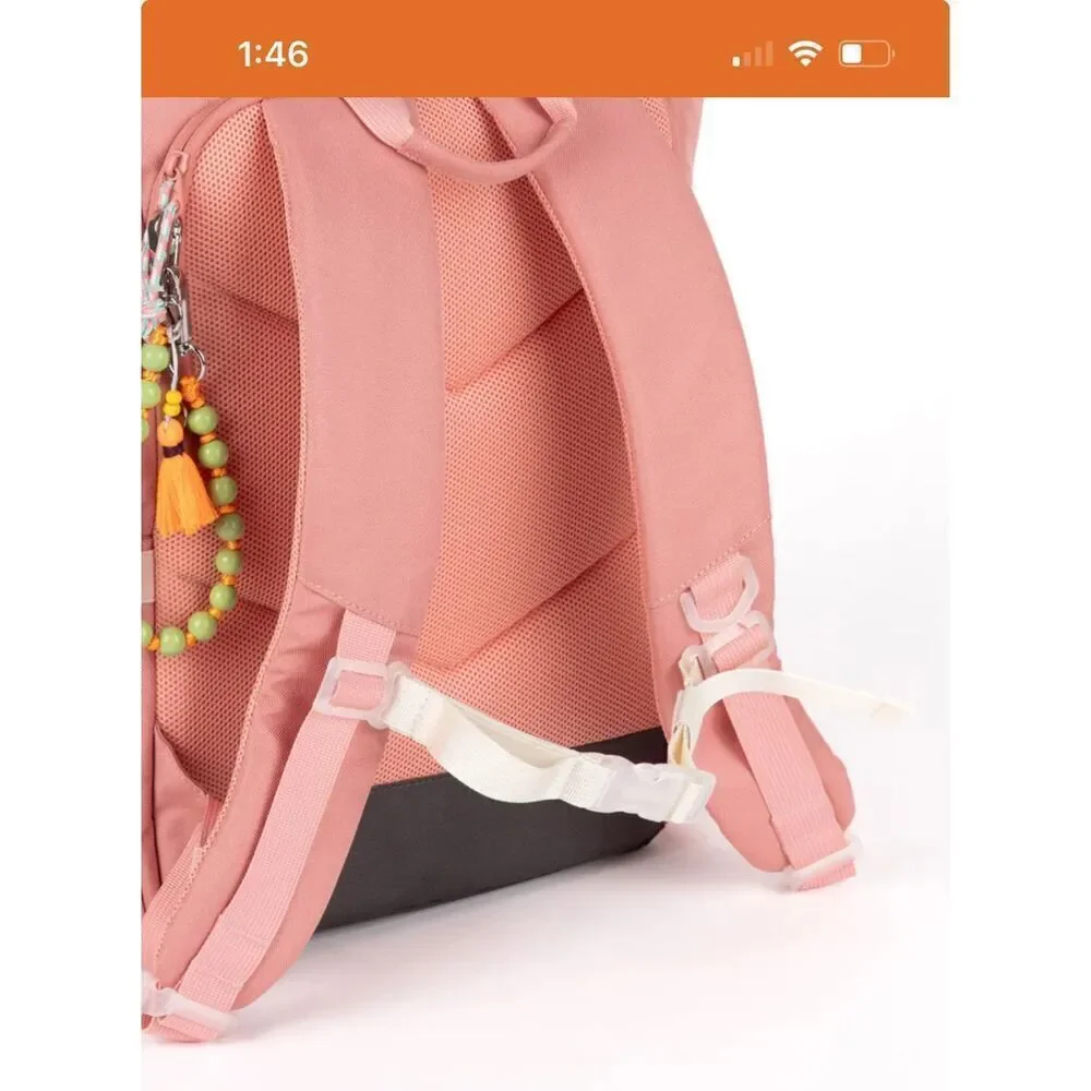 NWT Viv & Leigh chest strap ivory for backpack kids